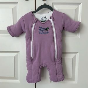 Baby Merlin’s Magic Sleepsuit 6-9M purple